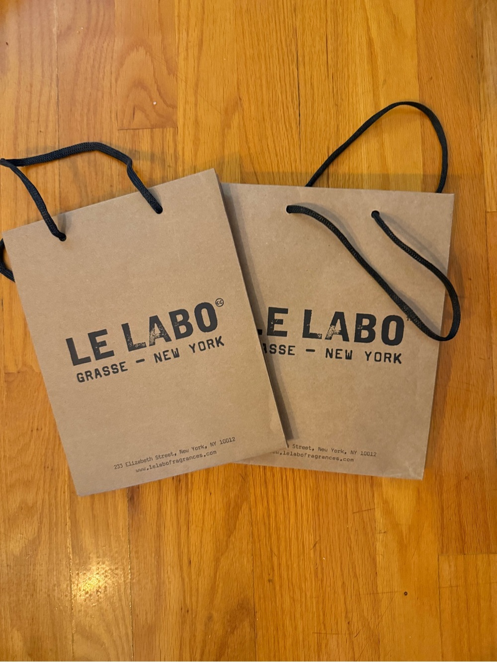 Le Labo Kraft Brown Tote Bag with Black Cord Handles
